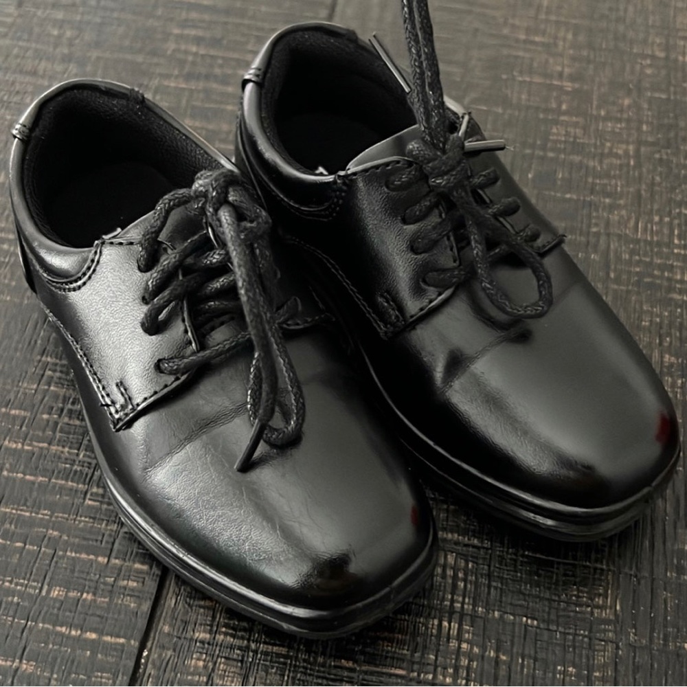 Black Deer Stags Blazing Toddler Boy dress Shoes